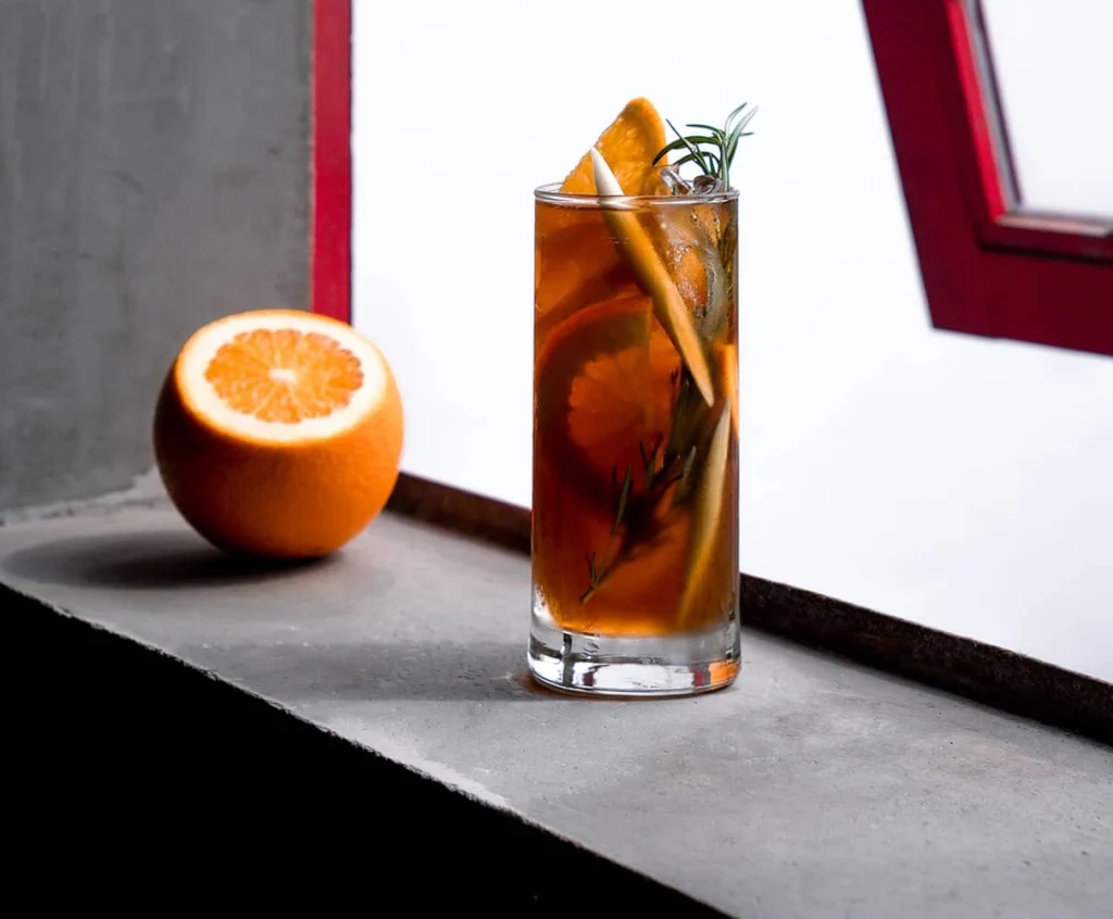Lemongrass Orange Iced Coffee (Cà phê đá cam sả)